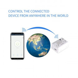Releu WiFi Mini compatibil cu Google Home si Amazon Alexa - Img 2