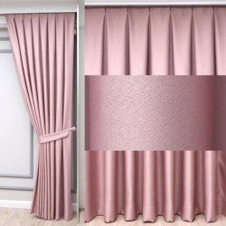 Set complet pentru fereastra BLACKOUT DRAPERIE Red FIESTA SATEN MOV DESCHIS 029+ PERDEA VOAL508 - Img 3