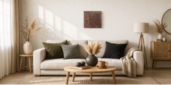 Tablou decorativ în relief 30cm x 30cm „Armonie muzicală” – design modern 3D, realizat manual-bronz - Img 2