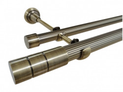 Galerie fara inele CYLINDRU STRIAT - 25/19 - aur antic