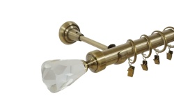 Galerie simpla -Crystal cone-simpla /25 -aur antic - Img 1