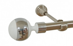 Galerie simpla fara inele kula alb 19 mm INOX - Img 1