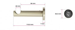 Galerie simpla PICIOR UNIVERSAL - ALLURE -simpla /19 - CROM MAT - Img 2