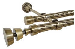 Galerie TWIST dubla AFINA fara inele 19/19 mm - aur antic - Img 1