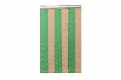 Jaluzele verticale BEATA 9604/9620 verde și crem – elegante, moderne, montaj pe tavan inclus