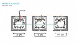 Modul intrerupator tactil cap scara/cruce - Img 5