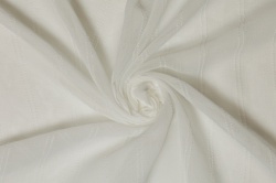 Detaliu material perdea Orhidea alb 01 textură semi-transparentă