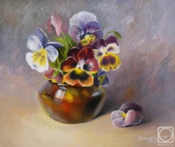 PICTURA IN ULEI Belu Tatiana - FLORAL - BT-16