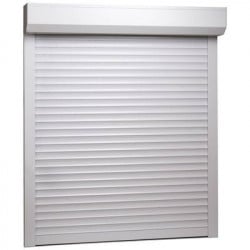 RULOU EXTERIOR ALUMINIU ALB ACTIONARE MOTOR CU TELECOMANDA