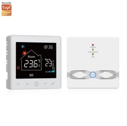 Termostat Inteligent TORWT-25 Portabil, cu WiFi+RF, ecran tactil, pentru centrale pe gaz, incalzire in pardoseala Alb - Img 2