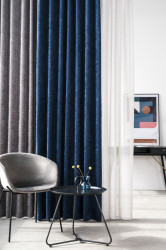 DRAPERIE CU REJANSA MENDOLA VELAR ALBASTRU 20 - Img 2