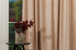 Draperie cu rejansă Uni Select șampanie 02 – draperie elegantă cu opacitate medie