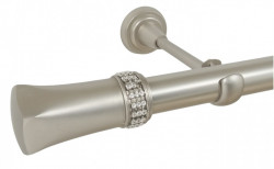 Galerie fara inele PLUTON CRYSTAL /25 - crom mat - Img 1