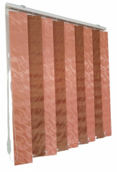Jaluzele verticale BEATA 9609 / 9606 somon maro – jaluzele verticale moderne complete cu prindere pe tavan
