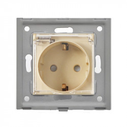 Modul priza simpla cu capac de protectie - Img 3