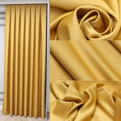 Set complet pentru fereastra BLACKOUT DRAPERIE Red FIESTA SATEN GALBEN RUGINIU 022+ PERDEA VOAL508 - Img 2
