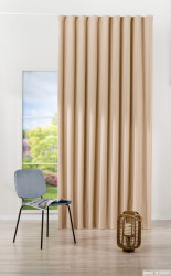 DRAPERIE CATIFEA BLACKOUT 100% CU REJANSA MENDO NEPTUN BEJ 04 - Img 2