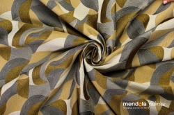 DRAPERIE CU REJANSA MENDOLA ARK mustar 06 - Img 4