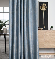 DRAPERIE CU REJANSA MENDOLA AZURE ALBASTRU-AURIU V7 - Img 2