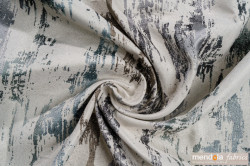 DRAPERIE CU REJANSA MENDOLA FUSION ALBASTRU-GRI 04 - Img 3