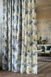 DRAPERIE CU REJANSA MENDOLA MALIBU ALBASTRU-VERDE 02 - Img 2