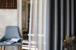 Draperie MENDOLA CU INELE CAPSE BUTLER GRI A14 - Img 3
