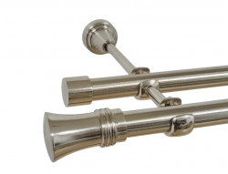 Galerie dubla fara inele capri 19 mm inox - Img 1