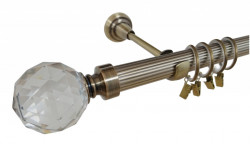 Galerie simpla KULA CRYSTAL STRIAT /25 - aur antic - Img 1