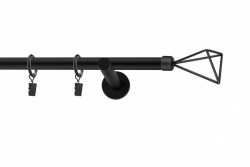 Galerie SIMPLA PRINDERE PERETE PICIOR UNIVERSAL 19 mm SPACE NEGRU - Img 1