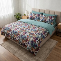 Lenjerie de pat Cotton Pro 100% bumbac – imprimare digitală (Floral Daydream)