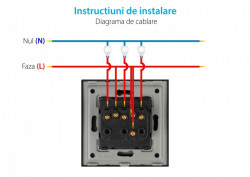 Modul intrerupator triplu mecanic - Img 5