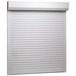 Rulou exterior aluminiu alb cu acționare manuală pentru ferestre