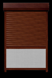Rulou Exterior Aluminiu Mahon cu Plasă Insecte – Acționare Manuală