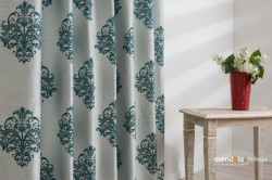 DRAPERIE CU REJANSA MENDOLA CHARM ALBASTRU V3 - Img 1
