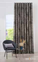 DRAPERIE CU REJANSA MENDOLA COBALT NEGRU-GRI 02 - Img 1