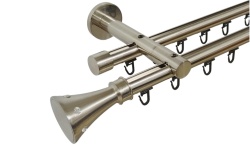 Galerie dubla PRINDERE PERETE suport universal TEAVA PROFIL -CARTER /19 -INOX - Img 1