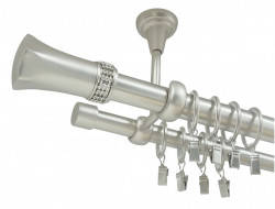 Galerie dubla tavan PLUTON CRYSTAL 25 /19 - CROM MAT