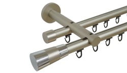 Galerie metal dubla PICIOR UNIVERSAL TEAVA PROFIL - VALEO19/19 - CROM MAT - Img 1