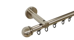 Galerie simpla prindere perete teava profil 19 mm todi max inox - Img 1