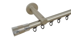 Galerie SIMPLA PRINDERE PERETE TEAVA PROFIL 19 MM -VALEO- CROM MAT - Img 1