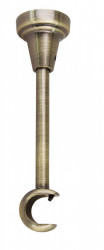 Galerie simpla prindere tavan fara inele KULA CRYSTAL 19 MM aur antic - Img 3