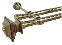 Galerie TWIST dubla VERDI fara inele 19/19 mm - aur antic - Img 1