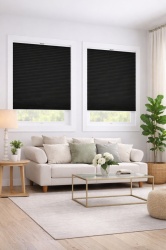 Jaluzea plisată blackout TUISS 1106 – culoare negru - Img 4
