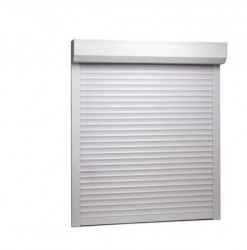 Rulou exterior aluminiu alb cu sistem de acționare cu arc pretensionat