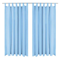 SET DRAPERIE,Casa Deco Logistics,soft V -22 CU BRIDE ALBASTRU DESCHIS - Img 1