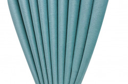 SET DRAPERIE CATIFEA VELVET CU REJANSA DE 8 CM ALBASTRU DESCHIS - Img 4