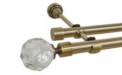 Galerie dubla - fara inele - KULA CRYSTAL /19 -dubla – fără inele - aur antic - Img 1