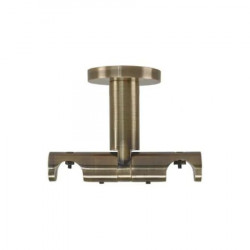 Galerie dubla PRINDERE TAVAN suport universal TEAVA PROFIL -crystal cone /19 - AUR ANTIC - Img 3