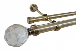Galerie fara inele KULA CRYSTAL - 25/19 - aur antic