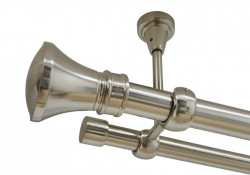 Galerie fara inele luxor tavan 25/19 mm inox - Img 1